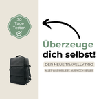 Travelly Pro 2. Generation | Multifunktionaler Reise-Rucksack