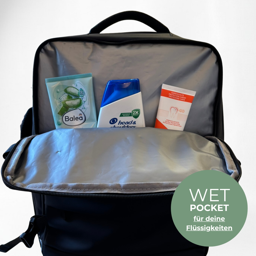 Travelly Pro 2. Generation | Multifunktionaler Reise-Rucksack