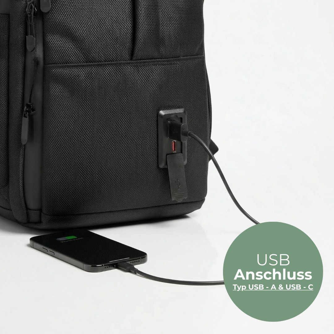 Travelly Pro | Multifunktionaler Reise-Rucksack